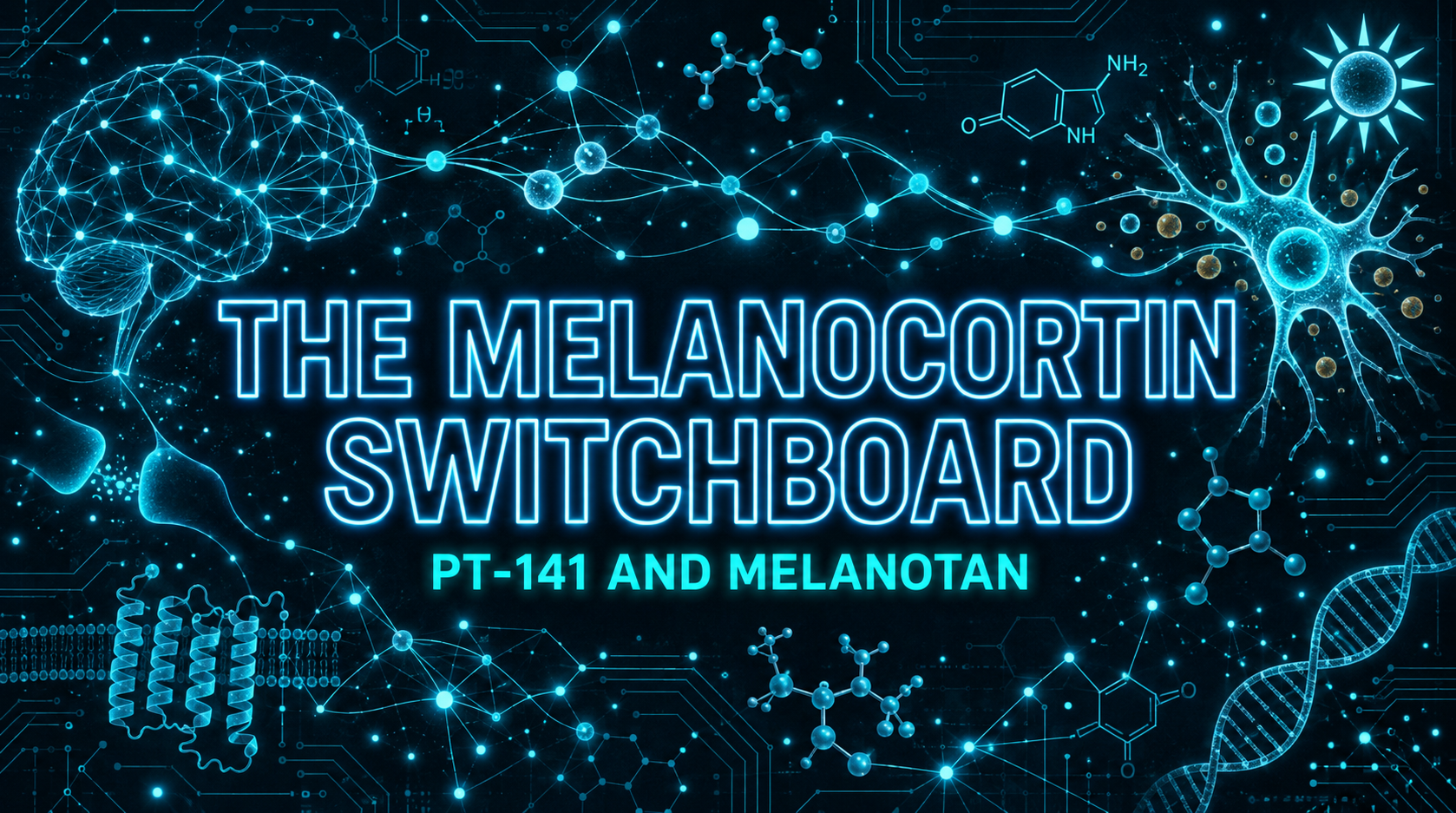 The Melanocortin Switchboard: PT-141 and Melanotan 🧠☀️