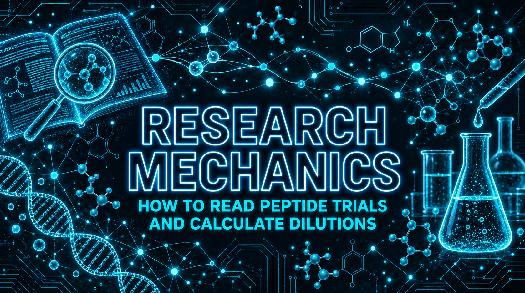 Research Mechanics: How to Read Peptide Trials and Calculate Dilutions 📊🧮